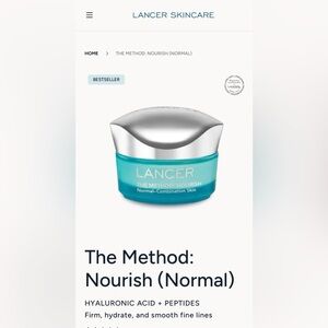 Lancer The Method: Nourish 1.7 oz